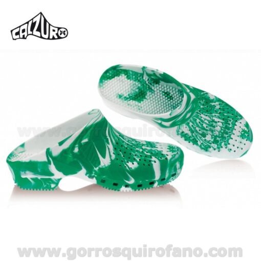 Zuecos Calzuro Fancy Verde