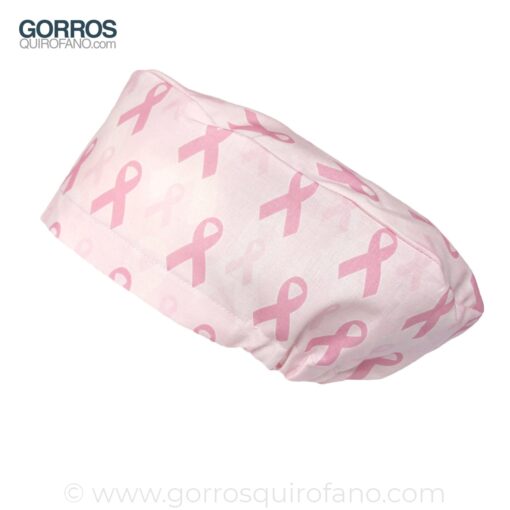 Gorro Quirofano Cancer de Mama Lazo Rosado - 213