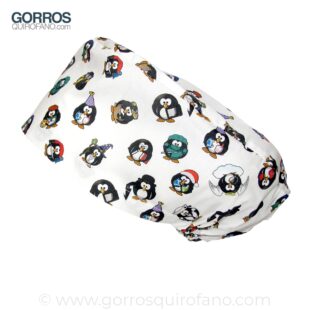 Gorros Quirofano 220 Pinguinos