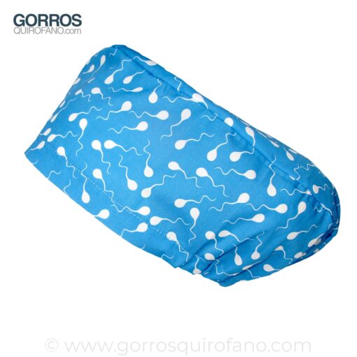 Gorros Quirofano 222 Espermatozoides Azul