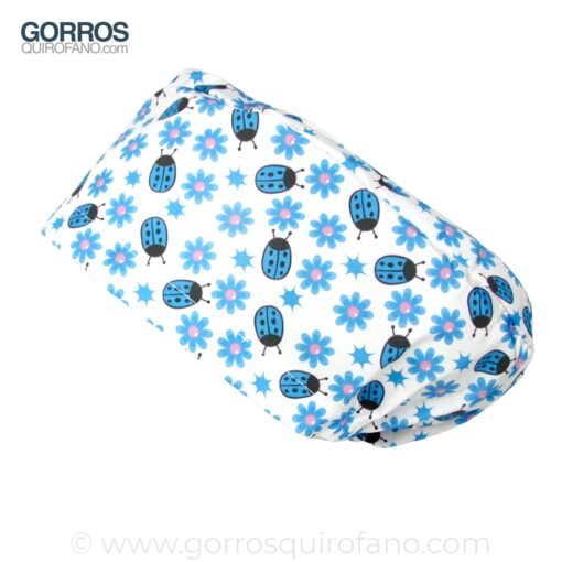 Gorros quirofano 251 Mariquitas Azules