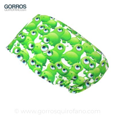 Gorros Quirofano Extraterrestres Verdes
