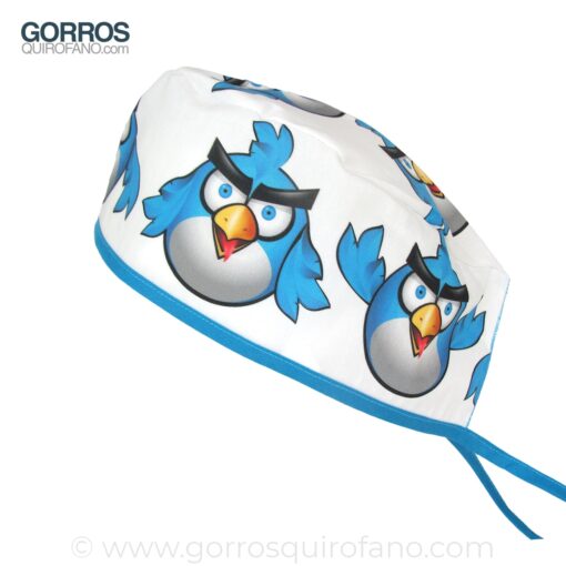Gorros Quirofano Angry Azul