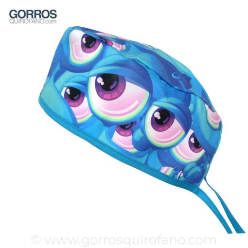 Gorros Quirofano Ojos Extraterrestres Azules