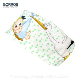 Gorros Quirofano Bebes Cigueñas - 344