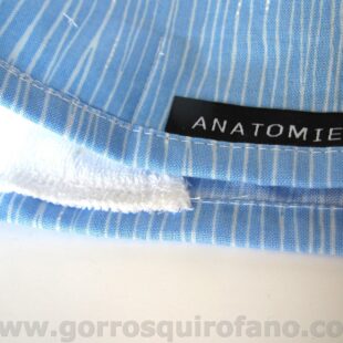 Gorros Quirofano ANATOMIE Cinta Sudor Lineas Azules Discretos - ANA055