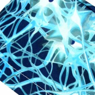 Gorros Quirofano Mujer Neuronas Dendritas Núcleos Azul - 374b