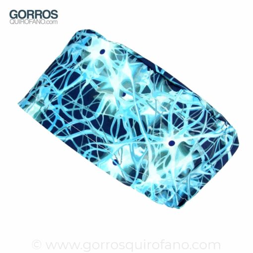Gorros Quirofano Neuronas Dendritas Núcleos Azul - 374