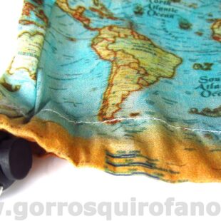 Gorros Quirofano Muejr de viaje Mapa Mundi - 381a