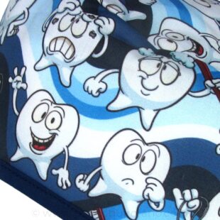 Gorros para dentistas divertidos azules - 865a
