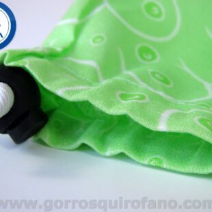 Gorros quirofano senos verde manzana sujeción -403a
