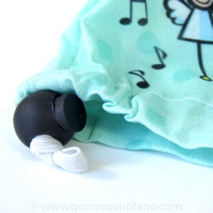 Ajuste goma Gorros Quirofano Verde Menta Bebé durmiendo - 411e
