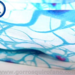 Detalle Gorros Quirofano Neuronas Blanco - 421e
