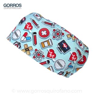 Gorros Quirofano Menta Material Quirúrgico - 405