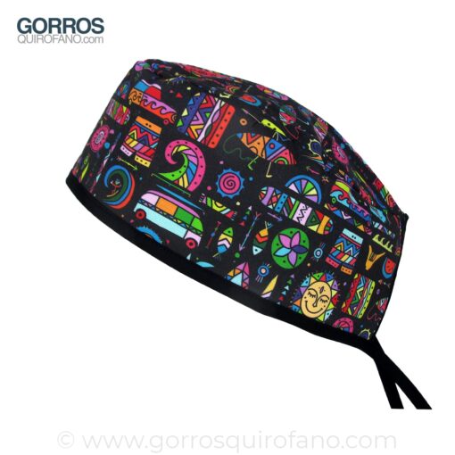 Gorros Quirofano Surf Colorido - 882