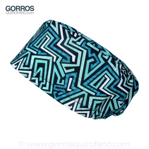 Gorros Quirofano líneas abstractas pelo largo - 418