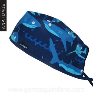 Gorros Quirofano ANATOMIE Tiburones - 0116
