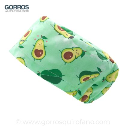 Gorros Quirofano Aguacates Divertidos Verde Acuarela - 441