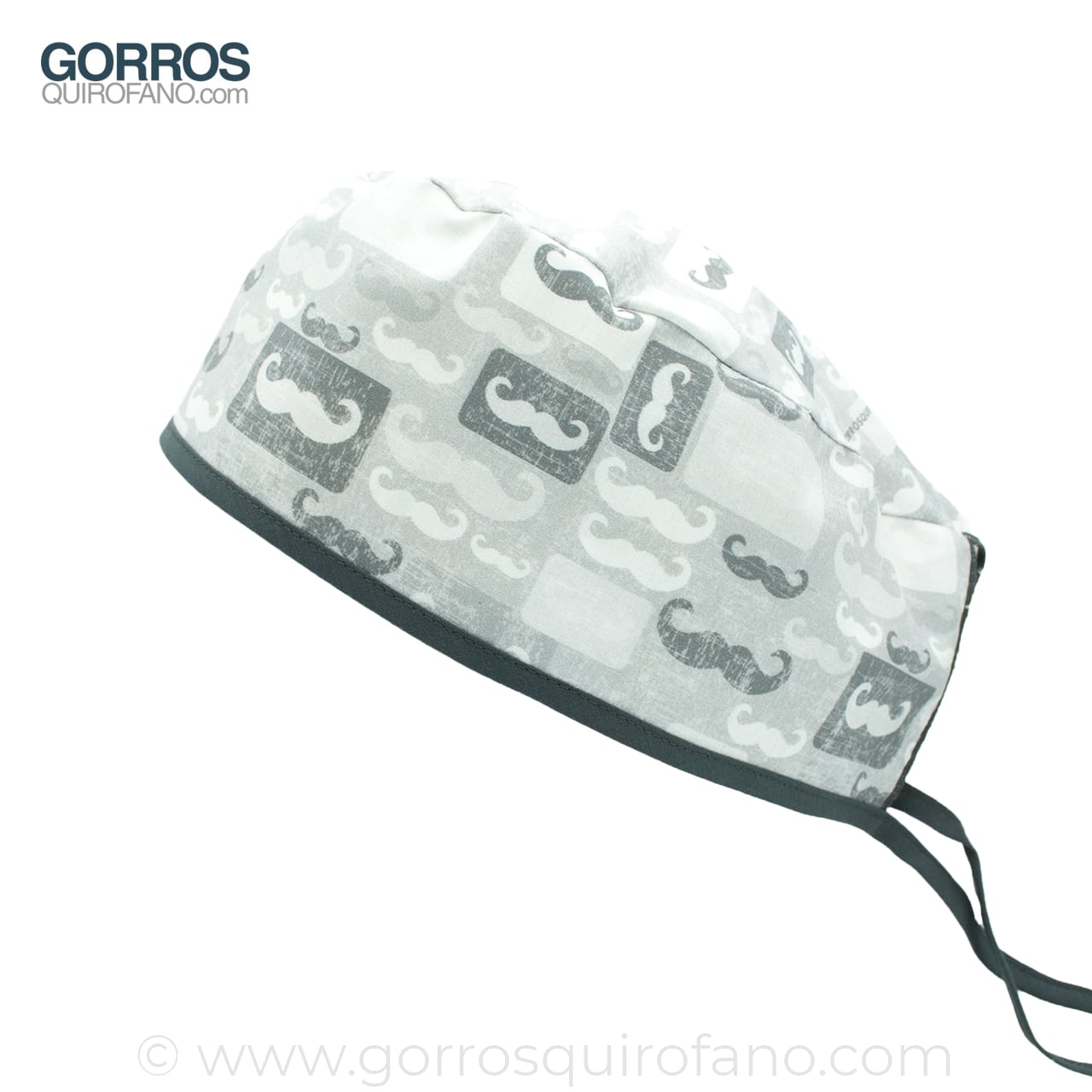 Gorros Quirofano Bigotes Grises - 937