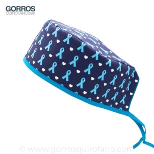 Gorros quirofano azules Lazo Azul Próstata - 934