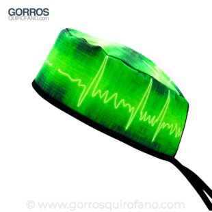 Gorros Quirófano ECG Verde Neón - 922