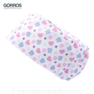 Gorros Muelas Rosas Moradas Corazones - 1019