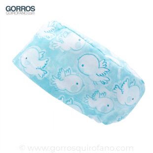 Gorros Quirófano Pajaritos Azules Acuarela - 1025