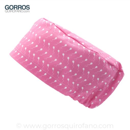 Gorros Quirófano Mini Sperms Rosa - 490