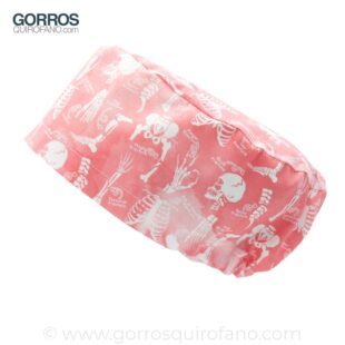 Gorros Quirófano Huesos Rotos Coral - 495