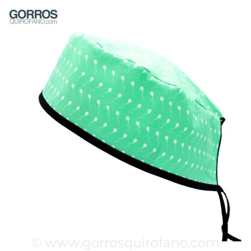Gorros de Quirófano Mini Sperms Verde - 918