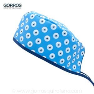 Gorros Quirófano Azules con Ojos - 965