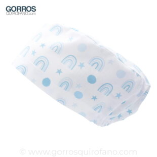 Gorros Quirófano Boho Azul - 487